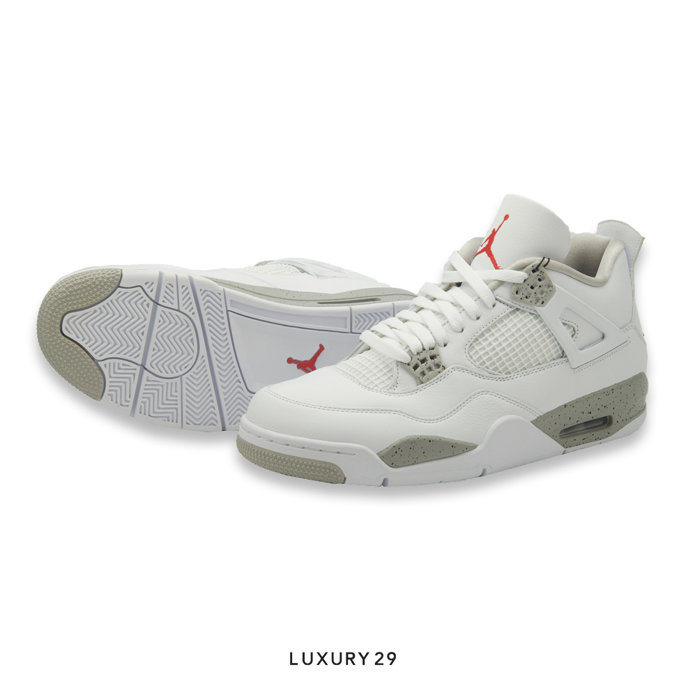 スニーカー NIKE Air Jordan 4 Retro White Oreo (2021) AW 21 DSNike Air Jordan 4 Retro White Oreo Tech men's basketball