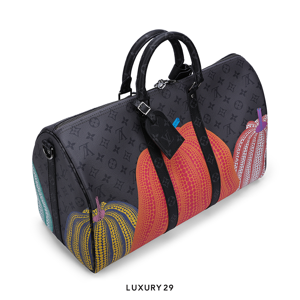 Louis Vuitton Keepall 45 Bandouliere LV x YK Monogram Eclipse Reverse  Pumpkin – Queen Station