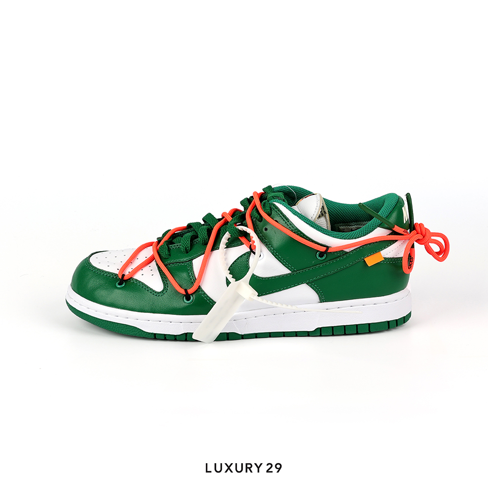 靴 Off White Nike Dunk Low Green &gray Nike Dunk Low x Off-White Lot 07 of 50 2021 - Size 10.5 | eBay