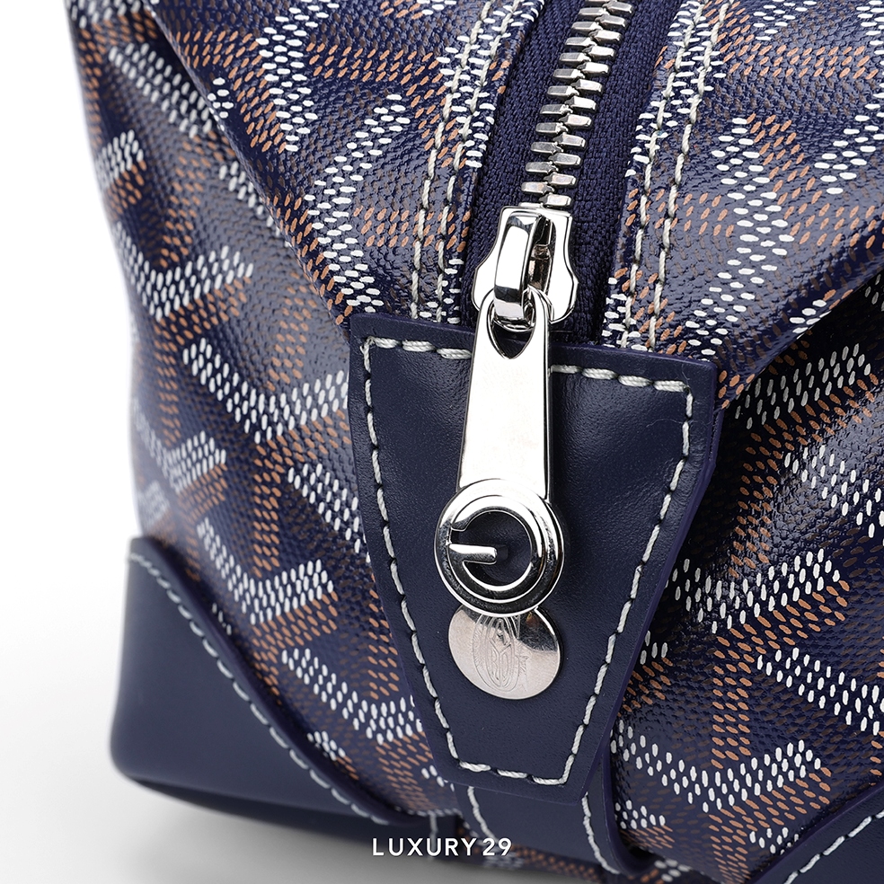 希少品 入手困難【GOYARD】Bowling 25 blue marine Toiletry Bag Bowling 25 Toiletry Bag