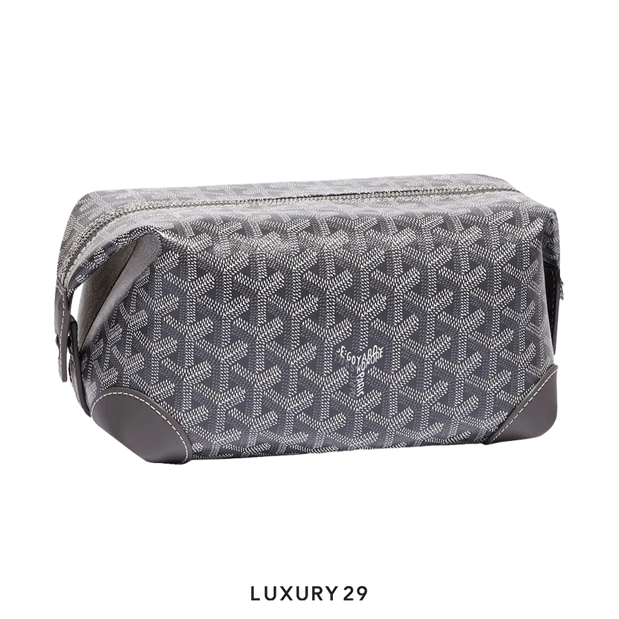 Goyard Bowling 25 Toiletry Bag Grey