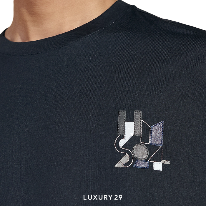 【気品×モードの融合】HERMES カルティリオ Tシャツ Bleu Noir 気品×モードの融合】HERMES カルティリオ Tシャツ Bleu Noir