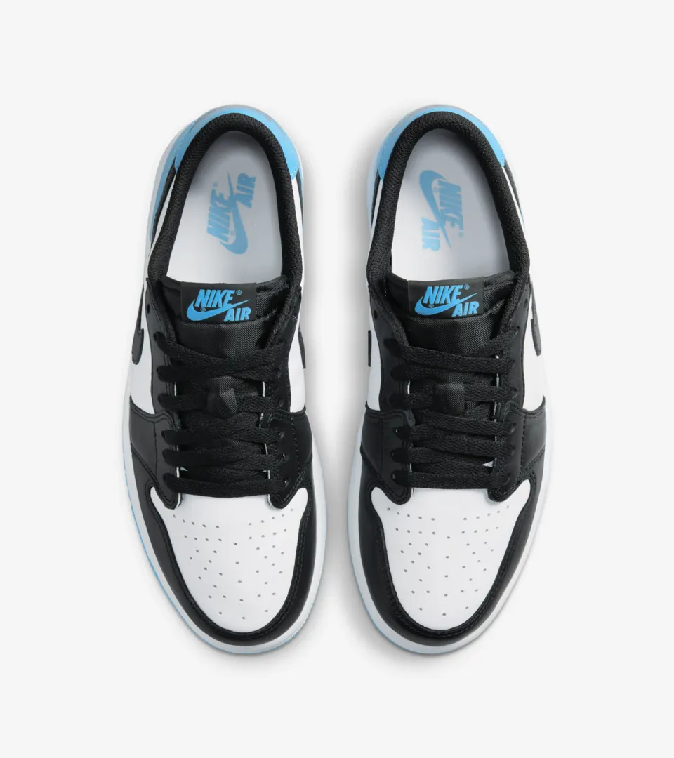Nike Jordan 1 Retro Low OG Black Dark Powder Blue(M)