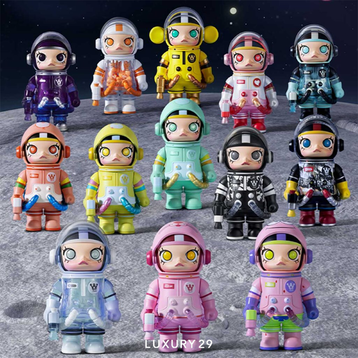 POP MART  MOLLY フィギュア 2個セット POP MART MOLLY アニバーサリー クラシカル レトロ 2シリーズ