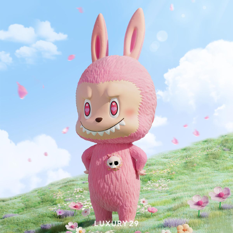 -正規品- Labubu ラブブ ty Original POP MART MEGA LABUBU TEC 1000% Figure - Trendy Toy