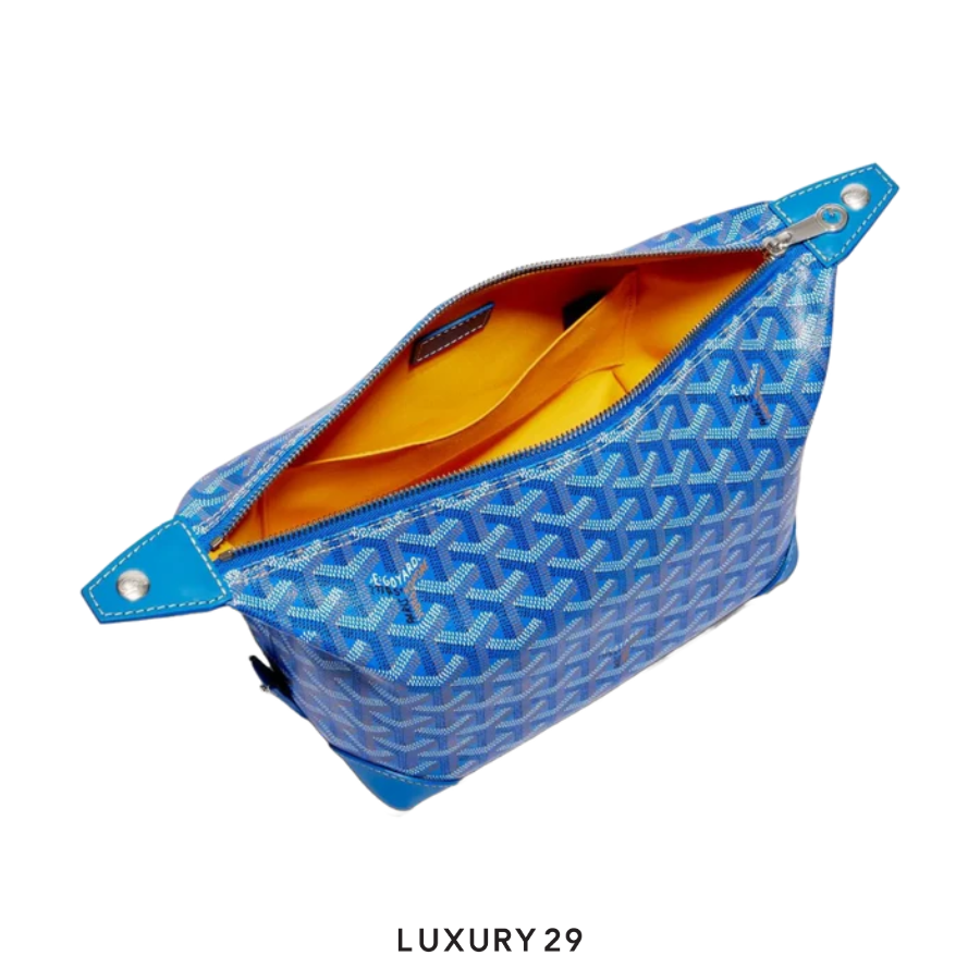 Goyard Bowling 25 Toiletry Bag Sky Blue