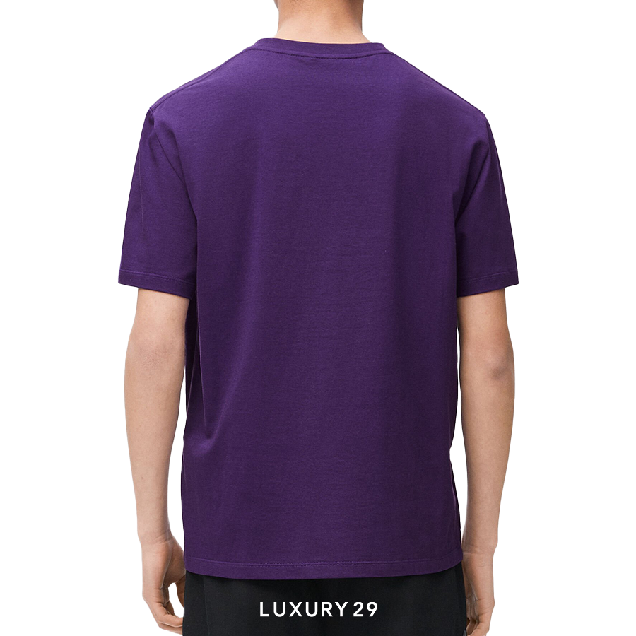 Loewe Relaxed fit T-shirt in cotton Cyclamen