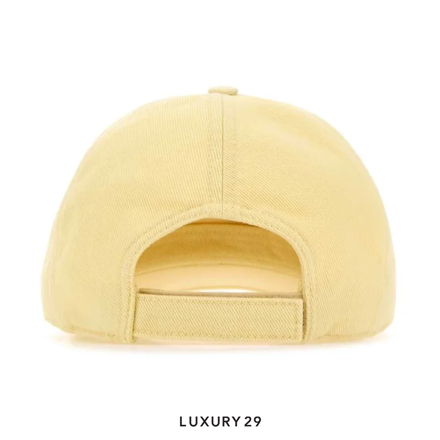 Miu Miu Drill baseball cap Sky Yellow/White
