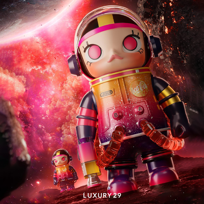 その他 POPMART MEGA SPACE MOLLY 100% Coca-Cola Coca Cola Classic - MEGA SPACE MOLLY 100% Series 2-A by POP