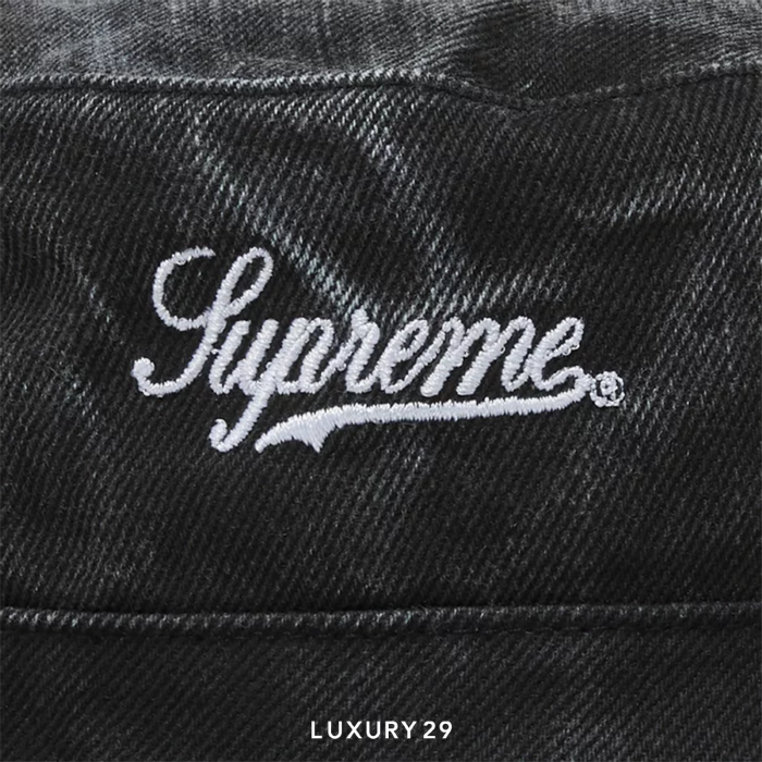 Supreme Coated Denim Crusher 'Black'