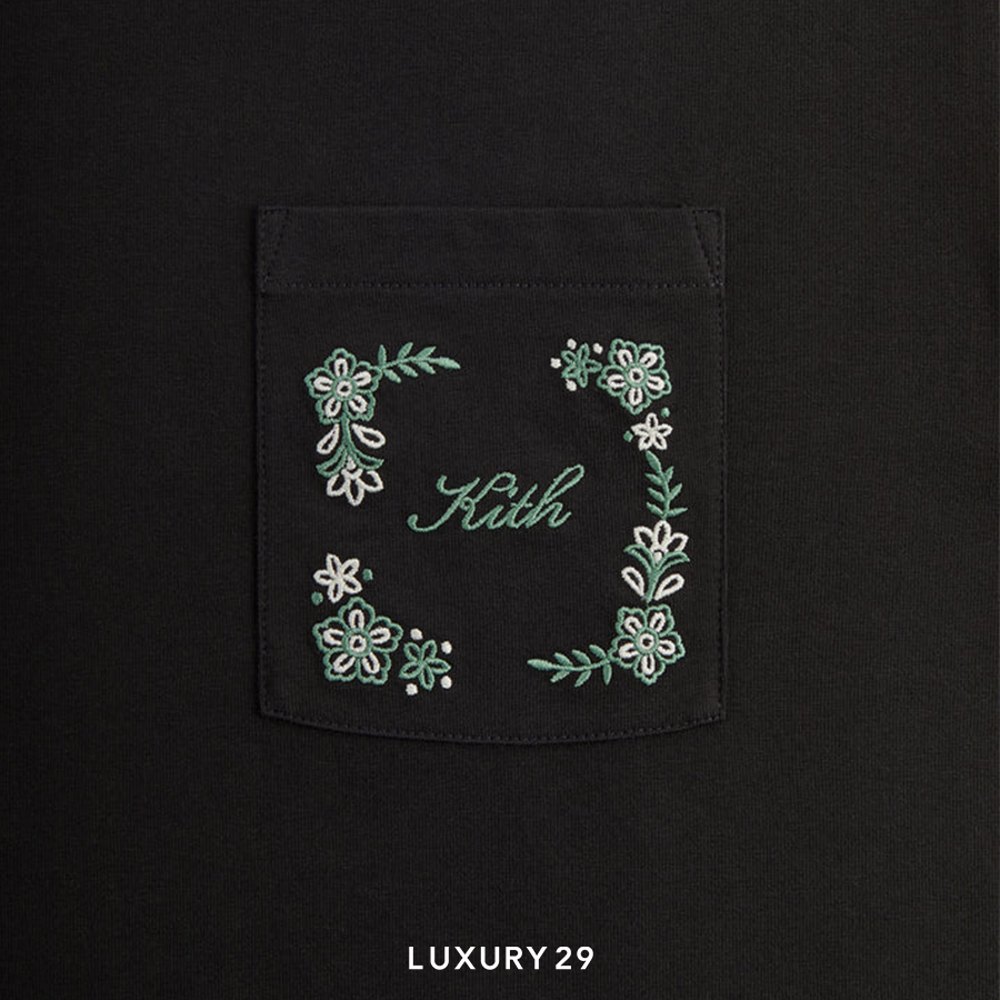 ★24SS 最新作★Kith Paisley Pocket Tee Buy Kith Paisley Pocket Tee 'Black' - KHM032200 001 | GOAT