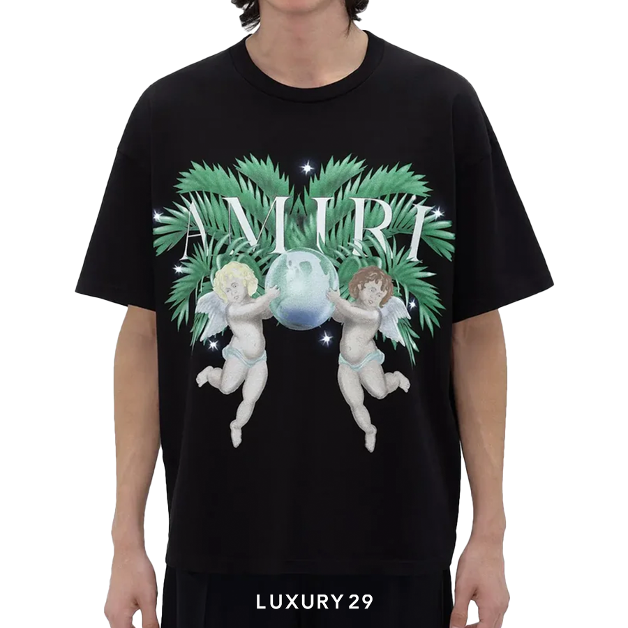Tシャツ・カットソー AMIRI 'Airbrush cherub' t-shirt Amiri Airbrush Cherub Graphic T-Shirt - ShopStyle