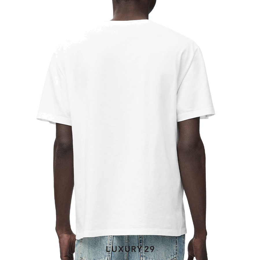 【関税・送料込】LOEWE ゴッホ コットン混テリー Tシャツ Loewe Relaxed fit T-shirt in cotton White