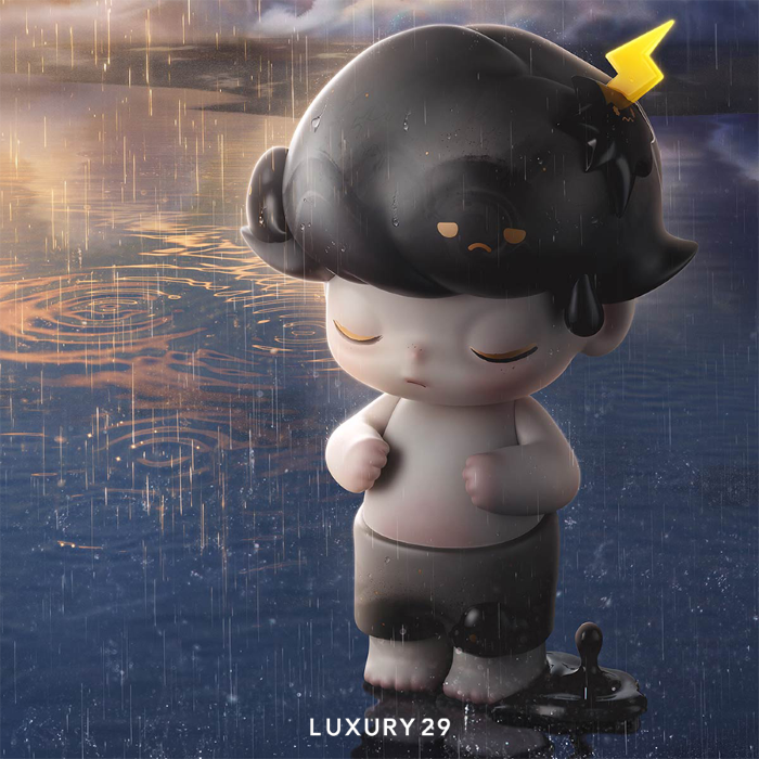 MEGA JUST DIMOO 400% A Thunder Shower - POP MART (United