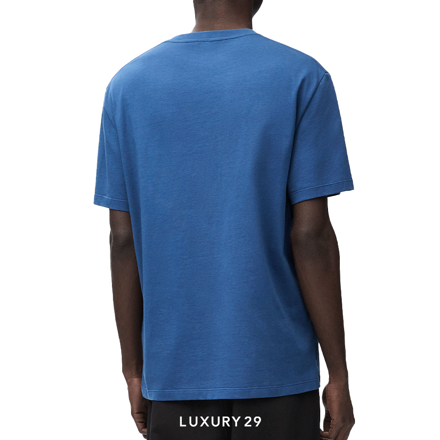 Loewe Relaxed fit T-shirt in cotton China Blue